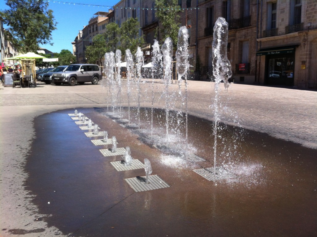 Water fountain at Pézénas