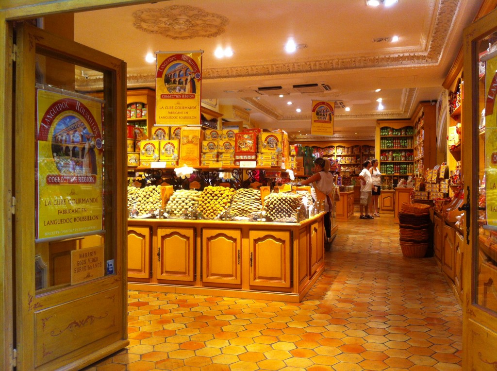 Sweet shop in Pézénas