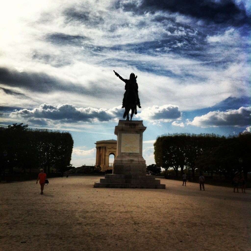 Statue in Montpellier
