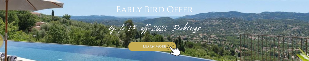 Early bird offer | up to 5% on 2025 villas booked by October 31st!